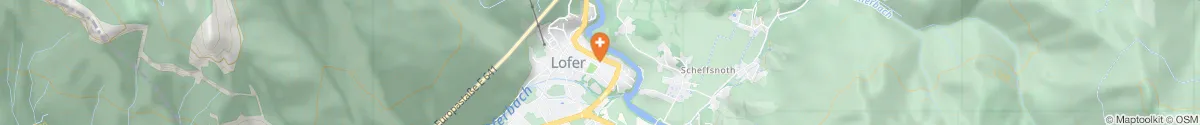 Kartendarstellung des Standorts für St. Rupertus-Apotheke Lofer in 5090 Lofer
